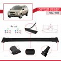 Chevrolet Uplander 2005-2009 Arası ile Uyumlu FLY Model Ara Atkı Tavan Barı Siyah 2 Adet