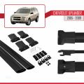 Chevrolet Uplander 2005-2009 Arası ile Uyumlu FLY Model Ara Atkı Tavan Barı Siyah 2 Adet