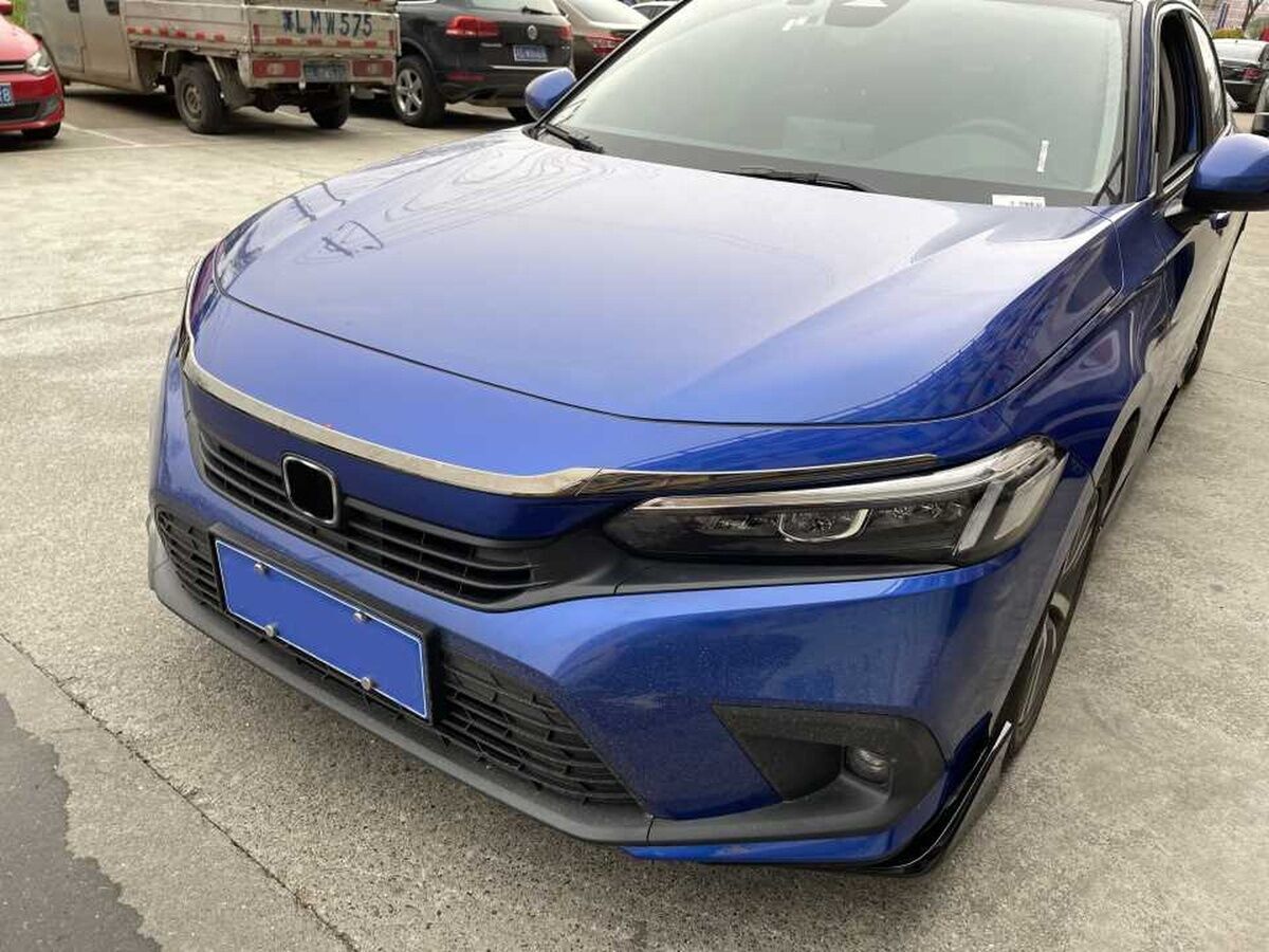 Honda Civic Uyumlu Yedek Parça 2022 Panjur Üst Trim - Piano Black