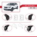 Opel Crossland X 2017-2020 Arası ile Uyumlu ACE-2 Ara Atkı Tavan Barı Gri 2 Adet