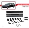 Alfa Romeo 159 (T939) SW 2006-2011 Arası ile Uyumlu BASIC Model Ara Atkı Tavan Barı Siyah 3 Adet