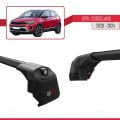 Opel Crossland 2020-2024 Arası ile Uyumlu ACE-2 Ara Atkı Tavan Barı Siyah 2 Adet