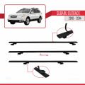 Subaru Outback 2010-2014 Arası ile Uyumlu BASIC Model Ara Atkı Tavan Barı Siyah 2 Adet