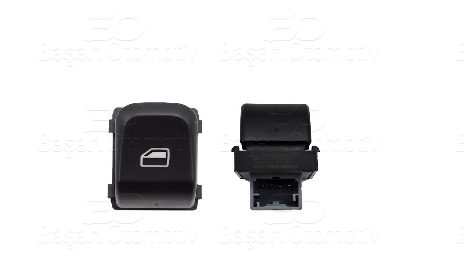 Audi A4 A5 2007 ve Sonrası Uyumlu Tekli Cam Açma Düğmesi