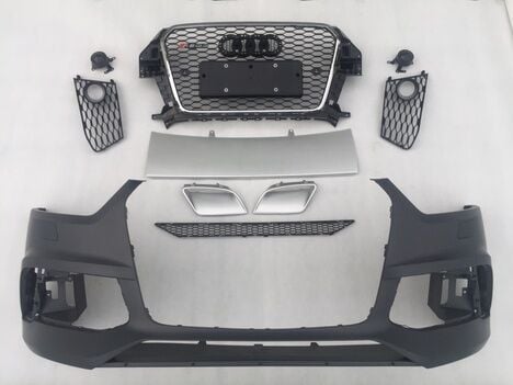 Audi Q3 2012-2015 İçin Uyumlu RSQ3 Ön Tampon Panjur Seti
