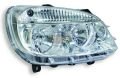 Fiat Doblo -SOL Far 2006-2010 | Elektrikli Motorlu | H7 + H1 | Şeffaf Cam | Ayfar 505303