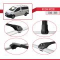Nissan NV200 (M20) 2010-2019 Arası ile Uyumlu ACE-1 Ara Atkı Tavan Barı Siyah 3 Adet