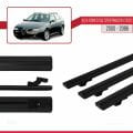 Alfa Romeo 156 (T932) SW 2000-2006 Arası ile Uyumlu BASIC Model Ara Atkı Tavan Barı Siyah 3 Adet