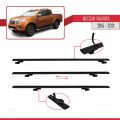 Nissan Navara 4 (D23) 2015-2021 Arası ile Uyumlu BASIC Model Ara Atkı Tavan Barı Siyah 3 Adet