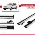 Subaru Outback 2010-2014 Arası ile Uyumlu BASIC Model Ara Atkı Tavan Barı Gri 2 Adet