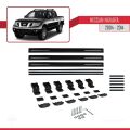 Nissan Navara 3 (D40) 2005-2014 Arası ile Uyumlu BASIC Model Ara Atkı Tavan Barı Siyah 3 Adet