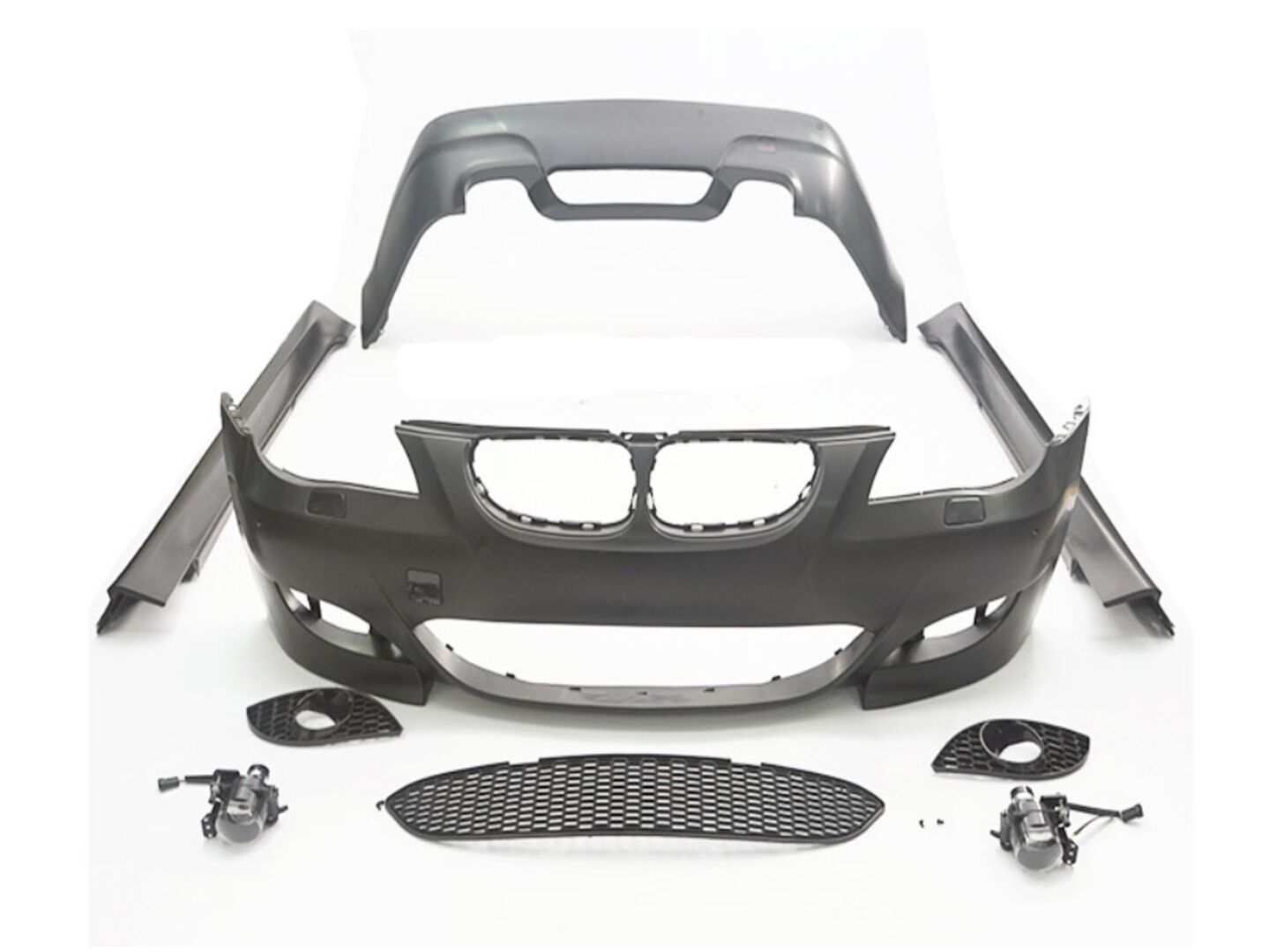 Bmw 5 Serisi E60 İçin Uyumlu M5 Görünüm Bodykit ( Ön-Arka Tampon-Marşpiel-Sis)