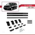 Seat Alhambra 2 (7N) 2010-2020 Arası ile Uyumlu BASIC Model Ara Atkı Tavan Barı Siyah 2 Adet