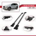 Nissan Pathfinder 2022-2024 Arası ile Uyumlu FLY Model Ara Atkı Tavan Barı Gri 2 Adet