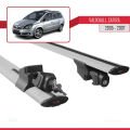Vauxhall Zafira B (A05) 2005-2007 Arası ile Uyumlu HOOK Model Ara Atkı Tavan Barı Gri 2 Adet