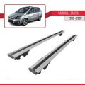 Vauxhall Zafira B (A05) 2005-2007 Arası ile Uyumlu HOOK Model Ara Atkı Tavan Barı Gri 2 Adet