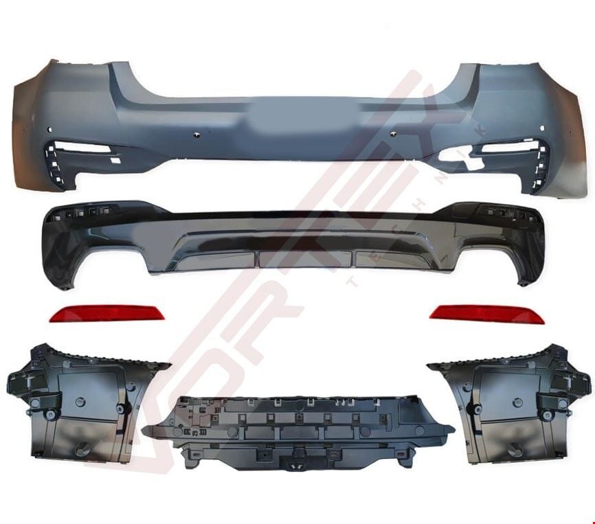Bmw 5 Serisi G30 Arka Tampon M-tech Set Komple 2020 Sonrası Uyumlu