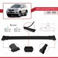 Toyota Land Cruiser Prado (J125) 2007-2009 Arası ile Uyumlu FLY Model Ara Atkı Tavan Barı Siyah 2 Adet