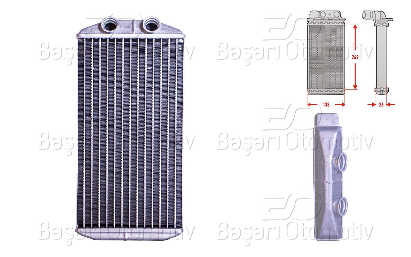 Peugeot 301 1.6 HDI 2012 ve Sonrası Kalorifer Radyatörü