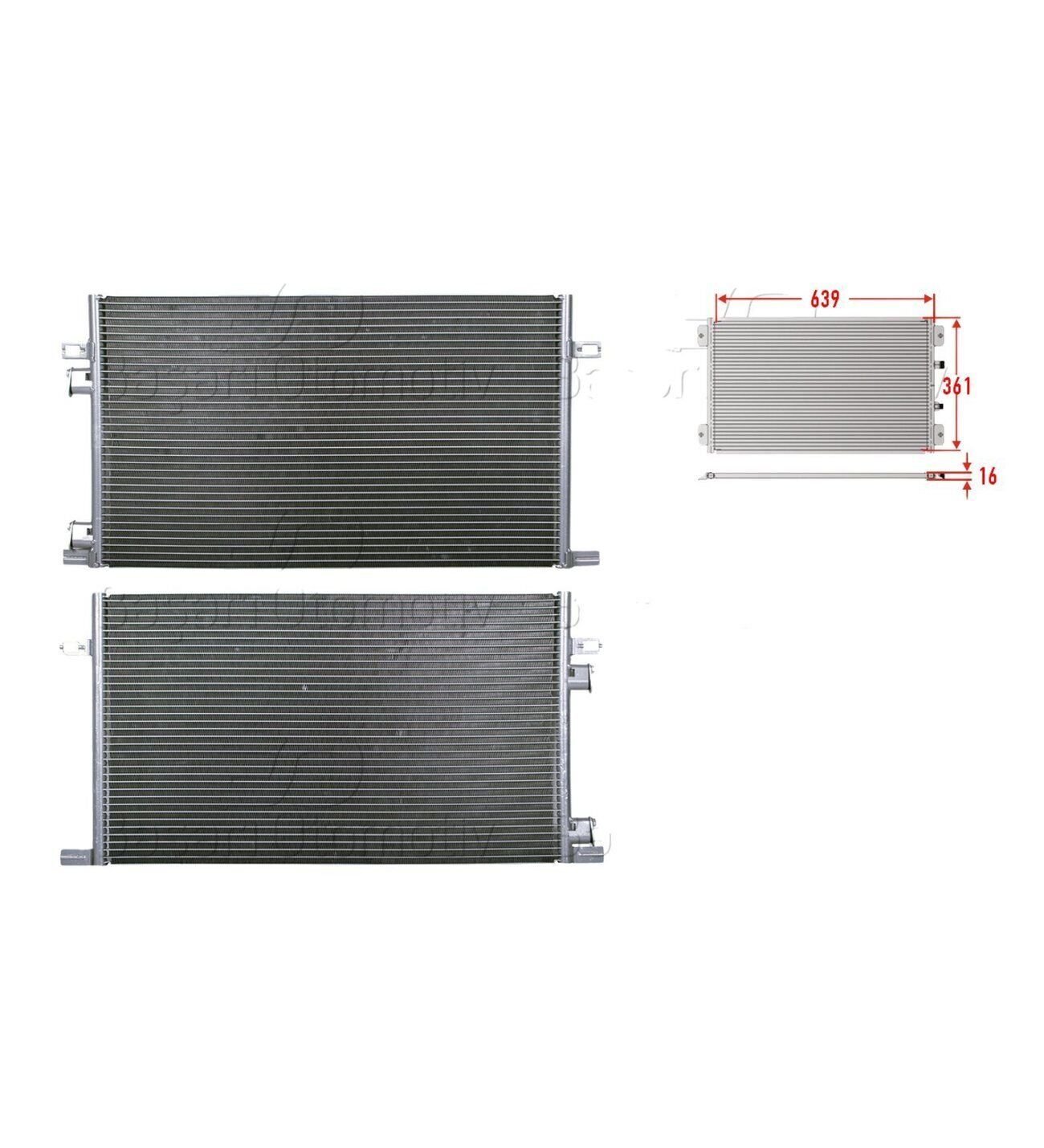 Renault Laguna 1997-2002 Klima Radyatörü 639X361X16