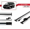 Seat Alhambra 2 (7N) 2010-2020 Arası ile Uyumlu BASIC Model Ara Atkı Tavan Barı Gri 2 Adet