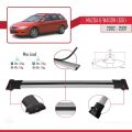 Mazda 6 I (GG1) 2002-2007 Arası ile Uyumlu FLY Model Ara Atkı Tavan Barı Gri 2 Adet