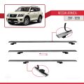 Nissan Armada 2 (Y62) 2017-2020 Arası ile Uyumlu BASIC Model Ara Atkı Tavan Barı Gri 3 Adet