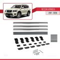 Nissan Armada 2 (Y62) 2017-2020 Arası ile Uyumlu BASIC Model Ara Atkı Tavan Barı Gri 3 Adet