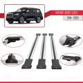 Infiniti QX80 (Z62) 2014-2023 Arası ile Uyumlu FLY Model Ara Atkı Tavan Barı Gri 3 Adet