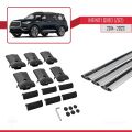 Infiniti QX80 (Z62) 2014-2023 Arası ile Uyumlu FLY Model Ara Atkı Tavan Barı Gri 3 Adet