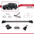 Infiniti QX80 (Z62) 2014-2023 Arası ile Uyumlu FLY Model Ara Atkı Tavan Barı Gri 3 Adet