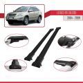 Lexus RX 2 (XU30) 2004-2009 Arası ile Uyumlu FLY Model Ara Atkı Tavan Barı Siyah 2 Adet