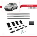 Saturn Vue 2 2008-2010 Arası ile Uyumlu BASIC Model Ara Atkı Tavan Barı Gri 2 Adet
