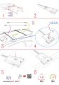 Subaru Outback 1994-1999 Arası ile Uyumlu FLY Model Ara Atkı Tavan Barı Gri 2 Adet