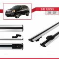 GMC Terrain 2010-2017 Arası ile Uyumlu BASIC Model Ara Atkı Tavan Barı Gri 2 Adet