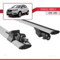 Vauxhall Mokka X (J13) 2016-2019 Arası ile Uyumlu HOOK Model Ara Atkı Tavan Barı Gri 2 Adet