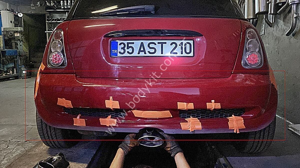 Mini Cooper S R50 Uyumlu Yedek Parça Arka Tampon