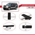 Mitsubishi Pajero (V60) 5 Kapı 1999-2006 Arası ile Uyumlu BASIC Model Ara Atkı Tavan Barı Siyah 3 Adet