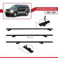 Mitsubishi Pajero (V60) 5 Kapı 1999-2006 Arası ile Uyumlu BASIC Model Ara Atkı Tavan Barı Siyah 3 Adet