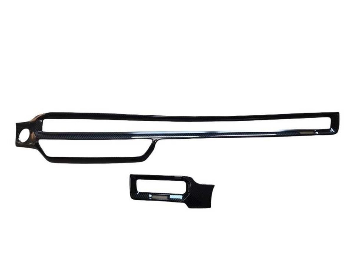 Honda Civic 2022 Göğüslük Kaplama 2 Parça - Karbon