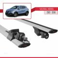 Vauxhall Mokka A (J13) 2012-2016 Arası ile Uyumlu HOOK Model Ara Atkı Tavan Barı Gri 2 Adet