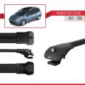 Peugeot 307 SW 2002-2008 Arası ile Uyumlu ACE-1 Ara Atkı Tavan Barı Siyah 2 Adet