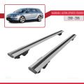 Vauxhall Astra J (P09) ST 2010-2015 Arası ile Uyumlu HOOK Model Ara Atkı Tavan Barı Gri 2 Adet