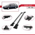 Subaru Legacy 2 (BD) 1994-1999 Arası ile Uyumlu FLY Model Ara Atkı Tavan Barı Gri 2 Adet