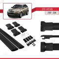 Opel Antara 2007-2016 Arası ile Uyumlu FLY Model Ara Atkı Tavan Barı Siyah 2 Adet