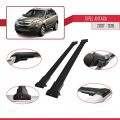 Opel Antara 2007-2016 Arası ile Uyumlu FLY Model Ara Atkı Tavan Barı Siyah 2 Adet