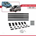 Ford Transit/Tourneo Courier Post-Facelift 2018-2022 Arası ile Uyumlu BASIC Model Ara Atkı Tavan Barı Siyah 3 Adet