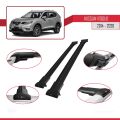 Nissan Rogue 2 (T32) 2014-2020 Arası ile Uyumlu FLY Model Ara Atkı Tavan Barı Siyah 2 Adet
