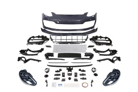 Porsche Panamera 2 2011-2013 için Full Facelift 2018 GTS Uyumlu Bodykit (Farlar Dahil)