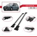 Lada Kalina 2 SW 2013-2018 Arası ile Uyumlu FLY Model Ara Atkı Tavan Barı Gri 2 Adet